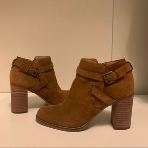 Franco Sarto - Suede Ankle Boots - Size 7